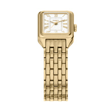 Load image into Gallery viewer, Raquel Mini Three-Hand Gold-Tone Stainless Steel Watch