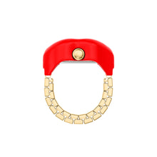 Load image into Gallery viewer, Watch Ring Two-Hand Gold-Tone Stainless Steel