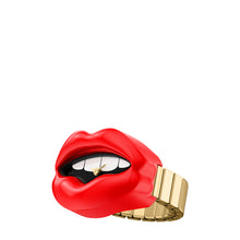 Load image into Gallery viewer, Watch Ring Two-Hand Gold-Tone Stainless Steel