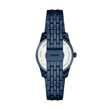 Load image into Gallery viewer, Scarlette Three-Hand Navy Stainless Steel Watch