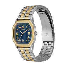Load image into Gallery viewer, Harlow Three-Hand Two-Tone Stainless Steel Watch