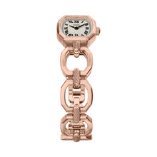 Load image into Gallery viewer, Harlow Mini Two-Hand Rose Gold-Tone Stainless Steel Watch