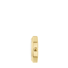 Load image into Gallery viewer, Harlow Three-Hand Gold-Tone Alloy Desk Clock