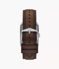 Load image into Gallery viewer, Carraway Three-Hand Brown Leather Watch