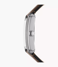 Load image into Gallery viewer, Carraway Three-Hand Brown Leather Watch
