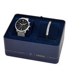 Load image into Gallery viewer, Neutra Chronograph Stainless Steel Mesh Watch and Bracelet Box Set