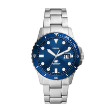 Load image into Gallery viewer, Fossil Blue Dive Three-Hand Date Stainless Steel Watch