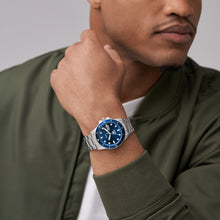 Load image into Gallery viewer, Fossil Blue Dive Three-Hand Date Stainless Steel Watch