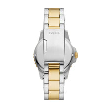 Load image into Gallery viewer, Fossil Blue Dive Three-Hand Date Two-Tone Stainless Steel Watch
