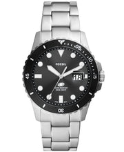 Load image into Gallery viewer, Fossil Blue Dive Three-Hand Date Stainless Steel Watch