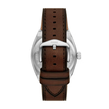 Load image into Gallery viewer, Everett Three-Hand Date Brown Leather Watch