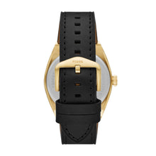 Load image into Gallery viewer, Everett Three-Hand Date Black Leather Watch