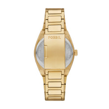Load image into Gallery viewer, Everett Three-Hand Date Gold-Tone Stainless Steel Watch