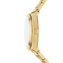 Load image into Gallery viewer, Everett Three-Hand Date Gold-Tone Stainless Steel Watch