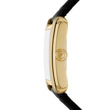 Load image into Gallery viewer, Carraway Three-Hand Black Croco Leather Watch