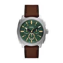 Load image into Gallery viewer, Machine Chronograph Brown Leather Watch
