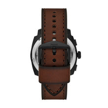 Load image into Gallery viewer, Machine Chronograph Brown Leather Watch and Bracelet Se