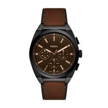 Load image into Gallery viewer, Everett Chronograph Brown Leather Watch
