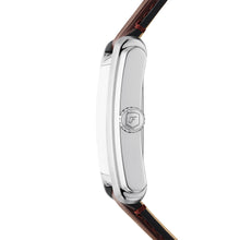 Load image into Gallery viewer, Carraway Three-Hand Brown Croco Leather Watch