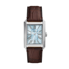 Load image into Gallery viewer, Carraway Three-Hand Brown Croco Leather Watch