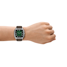 Load image into Gallery viewer, Crosby Three-Hand Brown Leather Watch