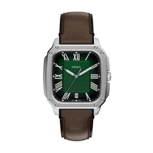 Load image into Gallery viewer, Crosby Three-Hand Brown Leather Watch