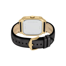 Load image into Gallery viewer, Crosby Three-Hand Black Leather Watch