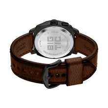 Load image into Gallery viewer, Machine Big Tic Brown Leather Watch
