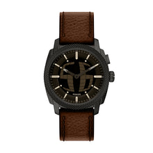 Load image into Gallery viewer, Machine Big Tic Brown Leather Watch