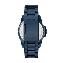 Load image into Gallery viewer, Fossil Blue Dive Three-Hand Navy Stainless Steel Watch