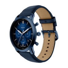 Load image into Gallery viewer, Neutra Chronograph Navy Leather Watch