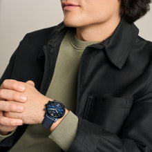 Load image into Gallery viewer, Neutra Chronograph Navy Leather Watch