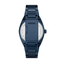 Load image into Gallery viewer, Everett Three-Hand Navy Stainless Steel Watch