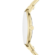 Load image into Gallery viewer, Minimalist Three-Hand Gold-Tone Stainless Steel Watch