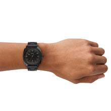 Load image into Gallery viewer, Machine 41mm Three-Hand Date Black Stainless Steel Watch