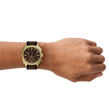 Load image into Gallery viewer, Machine 44mm Chronograph Brown Leather Watch