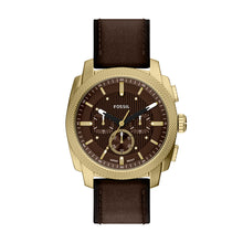 Load image into Gallery viewer, Machine 44mm Chronograph Brown Leather Watch