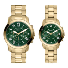 Load image into Gallery viewer, Grant Chronograph Gold-Tone Stainless Steel Watch Set