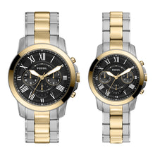 Load image into Gallery viewer, Grant Chronograph Two-Tone Stainless Steel Watch Set