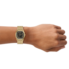 Load image into Gallery viewer, Harlow 33mm Three-Hand Gold-Tone Stainless Steel Watch