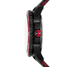 Load image into Gallery viewer, Marvel | Fossil Limited Edition Automatic Red and Black Nylon and Leather Watch