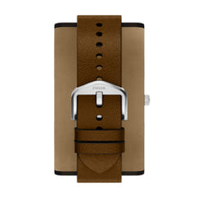Load image into Gallery viewer, Y2K Big Tic Brown Leather Watch