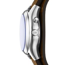 Load image into Gallery viewer, Y2K Big Tic Brown Leather Watch