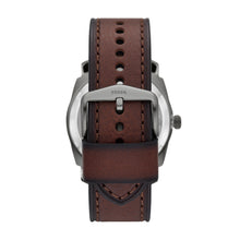 Load image into Gallery viewer, Machine Automatic Brown LiteHide™ Leather Watch
