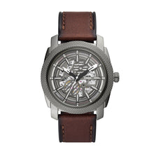 Load image into Gallery viewer, Machine Automatic Brown LiteHide™ Leather Watch