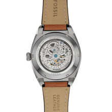 Load image into Gallery viewer, Everett Automatic Brown Leather Watch