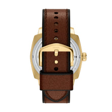 Load image into Gallery viewer, Machine Automatic Brown Leather Watch