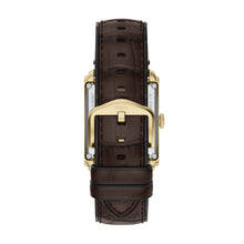 Load image into Gallery viewer, Carraway 30mm Automatic Brown Croco Leather Watch