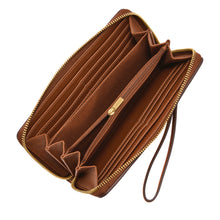 Load image into Gallery viewer, Logan RFID Zip Around Clutch