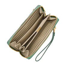 Load image into Gallery viewer, Logan RFID Zip Around Clutch